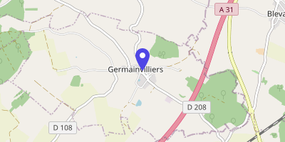 Carte OpenStreetMap — Belle rue, Germainvilliers