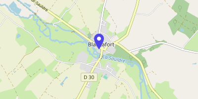 Carte OpenStreetMap — Place de la Mairie, Blancafort
