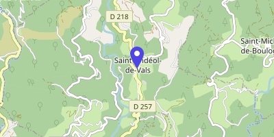 Carte OpenStreetMap — 6 passage de la Mairie, Saint-Andéol-de-Vals