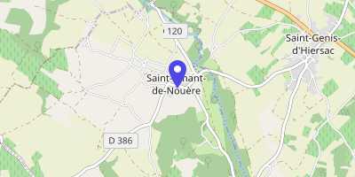 Carte OpenStreetMap — 10 place de la Mairie, Saint-Amant-de-Nouère