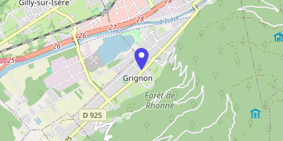Carte OpenStreetMap — 1580 route départementale 925, Grignon
