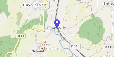Carte OpenStreetMap — 8 bis rue des Ponts, Lamouilly