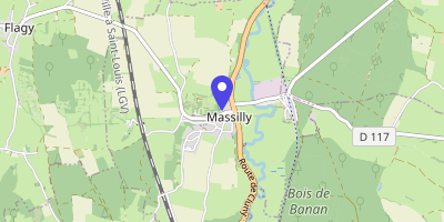 Carte OpenStreetMap — Place de la Mairie, Massilly