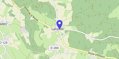 Carte OpenStreetMap — 1 place de la Liberté, Lalizolle