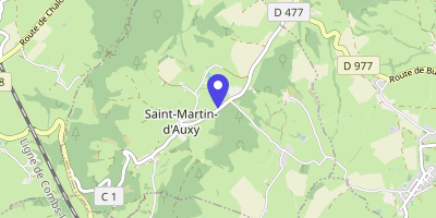 Carte OpenStreetMap — 2 route de la Mairie, Saint-Martin-d'Auxy