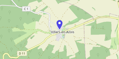 Carte OpenStreetMap — Rue du Tertre, Villars-en-Azois