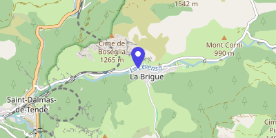 Carte OpenStreetMap — Place Saint-Martin, La Brigue