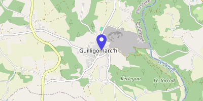 Carte OpenStreetMap — 8 place de l'Église, Guilligomarc'h