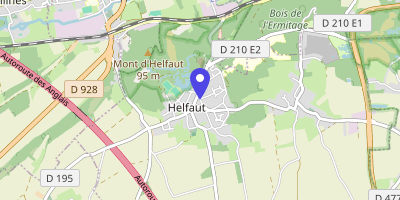 Carte OpenStreetMap — 74 rue du Pipestraque, Helfaut