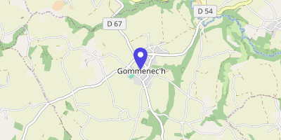 Carte OpenStreetMap — 4 rue de la Mairie, Gommenec'h