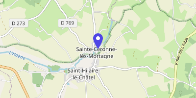 Carte OpenStreetMap — 14 rue Montcacune, Sainte-Céronne-lès-Mortagne