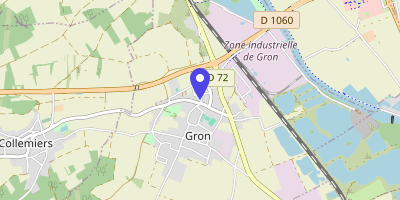 Carte OpenStreetMap — 1 place de l'Église, Gron