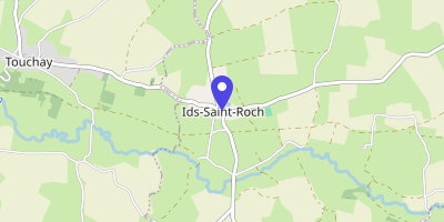 Carte OpenStreetMap — 1 A route de Lignières, Ids-Saint-Roch