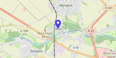 Carte OpenStreetMap — 2 rue Aimé-Mabilais, Étrun