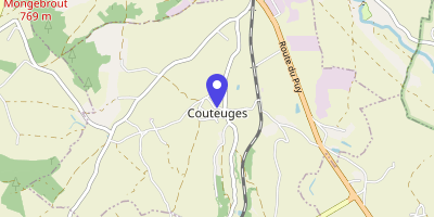 Carte OpenStreetMap — 85 rue de la Mairie, Couteuges