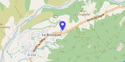 Carte OpenStreetMap — 70 rue de l'Arziéras, Le Brusquet