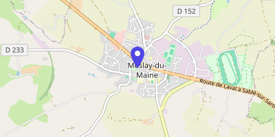Carte OpenStreetMap — 10 avenue de l'Hôtel-de-Ville, Meslay-du-Maine