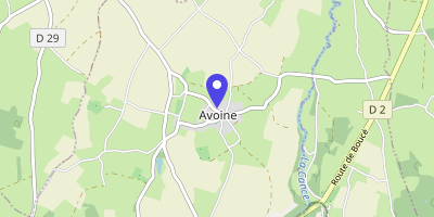 Carte OpenStreetMap — 100 rue du Haut-Bout, Avoines