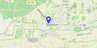 Carte OpenStreetMap — 130 rue de la Mairie, Épinouze