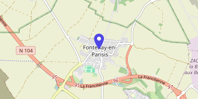 Carte OpenStreetMap — 10 place Stalingrad, Fontenay-en-Parisis