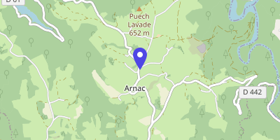 Carte OpenStreetMap — 40 rue Saint-Laurent, Arnac