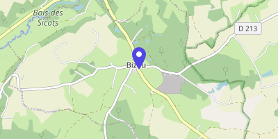 Carte OpenStreetMap — 2 rue Saint-Blaise, Bizou