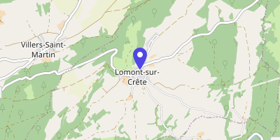 Carte OpenStreetMap — 3 place de la Mairie, Lomont-sur-Crête