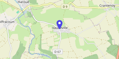 Carte OpenStreetMap — 2 rue de Xirocourt, Vaudeville