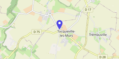 Carte OpenStreetMap — 2 rue de l'Église, Tocqueville-les-Murs