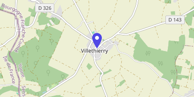 Carte OpenStreetMap — 9 rue de la Mairie, Villethierry