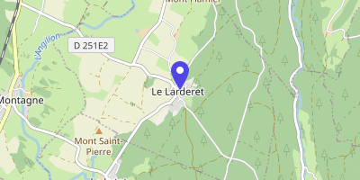 Carte OpenStreetMap — 2 rue du Château, Le Larderet