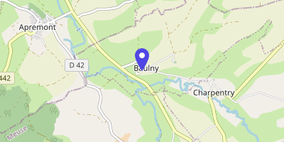Carte OpenStreetMap — Rue de l'Église, Baulny