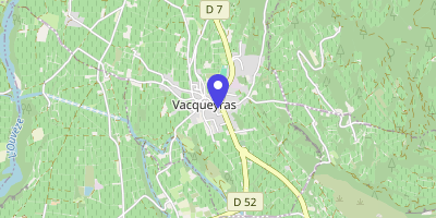 Carte OpenStreetMap — 8 place de la Mairie, Vacqueyras