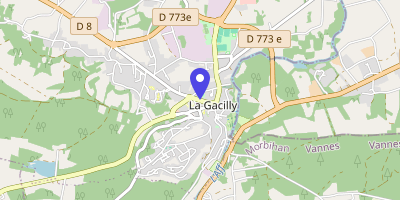 Carte OpenStreetMap — Rue de l'Hôtel-de-Ville, La Gacilly Cedex