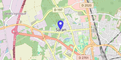 Carte OpenStreetMap — Place de la Liberté, Saran