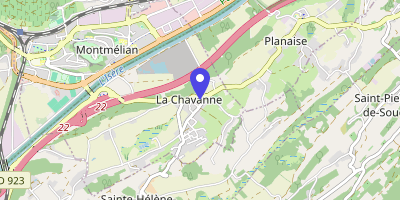 Carte OpenStreetMap — 306 route de la Combe-de-Savoie, La Chavanne