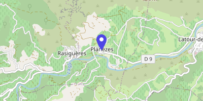 Carte OpenStreetMap — 1 place de la République, Planèzes
