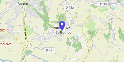 Carte OpenStreetMap — 2 route d'ensarla, Villeneuve-lès-Bouloc