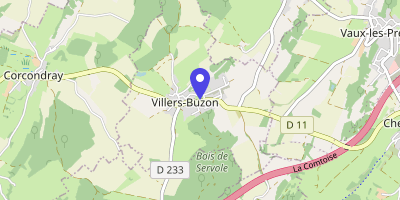 Carte OpenStreetMap — 11 route de Besançon, Villers-Buzon