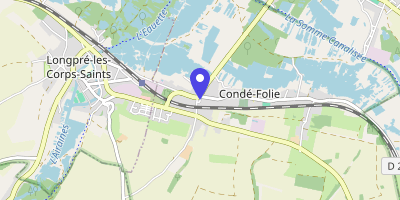 Carte OpenStreetMap — 5 place du 8-Mai-1945, Condé-Folie