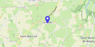 Carte OpenStreetMap — 17 impasse du Préau, La Folie