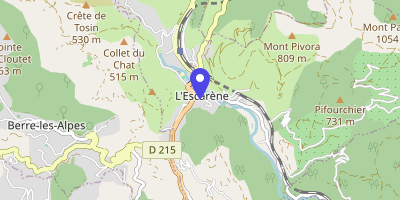 Carte OpenStreetMap — Place d'Audiffret, L'Escarène