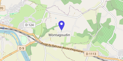 Carte OpenStreetMap — 3 le Bourg, Montagoudin