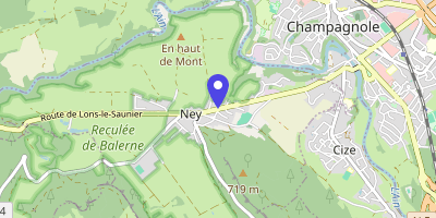 Carte OpenStreetMap — 241 route de Champagnole, Ney