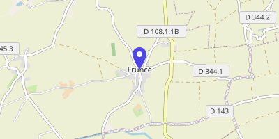 Carte OpenStreetMap — 1 rue de la Mairie, Fruncé
