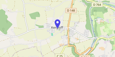 Carte OpenStreetMap — 2 place Saint-Trémeur, Kergloff