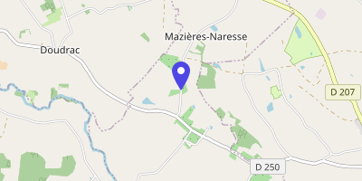 Carte OpenStreetMap — 1996 route des Loÿs, Mazières-Naresse
