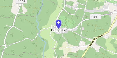 Carte OpenStreetMap — 30 route de Sansot, Léogeats
