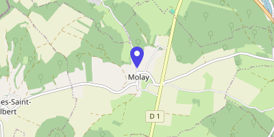 Carte OpenStreetMap — 3 rue Jacques-de-Molay, Molay