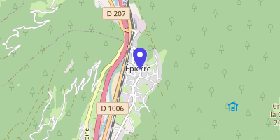 Carte OpenStreetMap — 185 rue de la Mairie, Épierre
